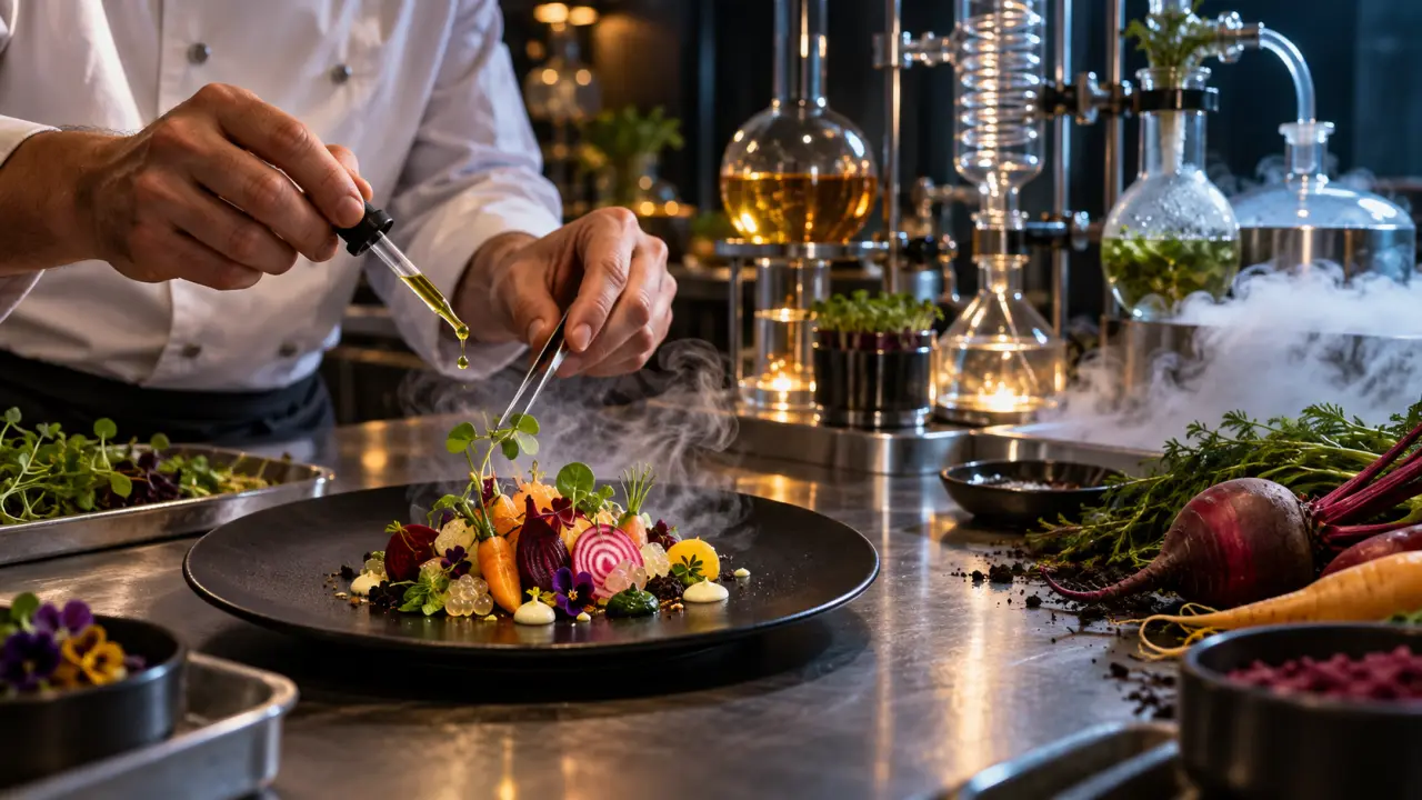 Produit de saison travaillé dans une cuisine expérimentale du Gastro Lab